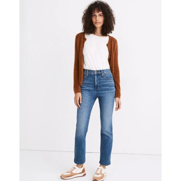 Madewell Slim Demi-Boot Jeans Northaven Wash High Rise Womens Size 30 $128 - Picture 2 of 13